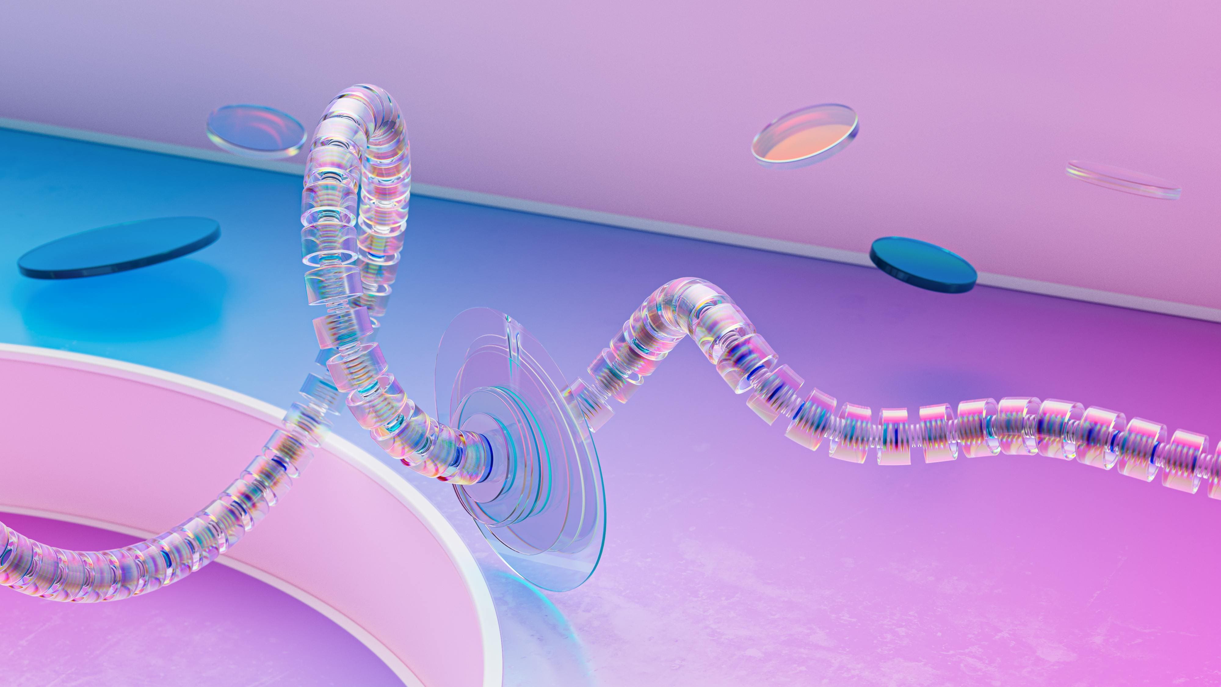 Abstract representation of generative AI